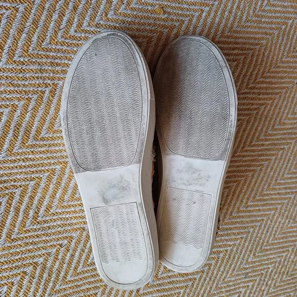 Stunning Wanted Renoir Colorful Embroidered Sequins Slip On Shoes Size 7 - Picture 5 of 11